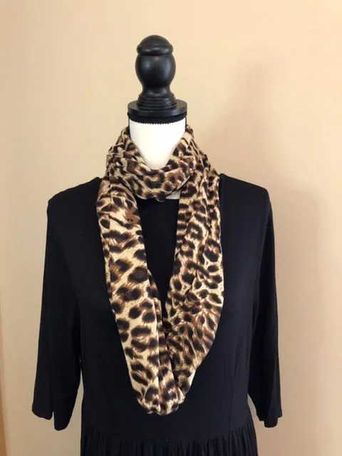 Animal Print Infinity Scarf