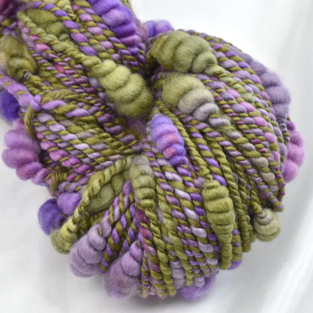 Beehive Art Yarn Hand Spun in Clematis