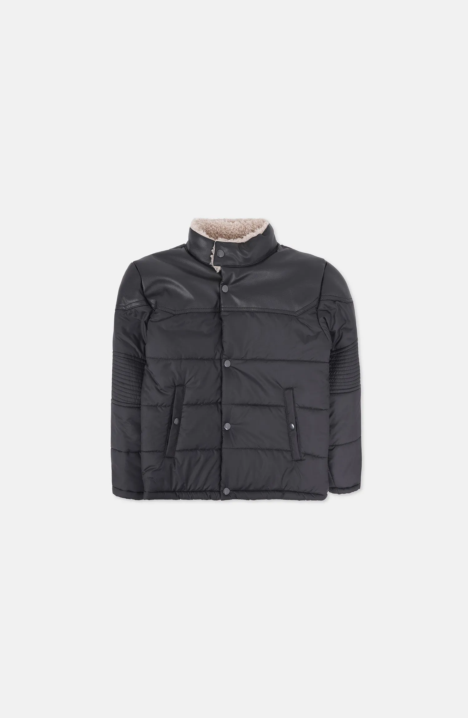 Infnt Boys Mock Neck Bikr Jkt