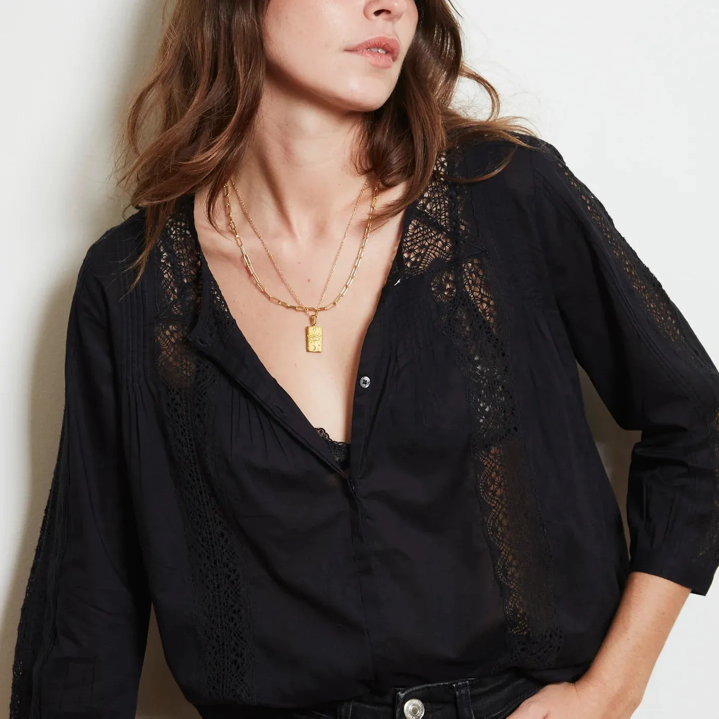 Louisa Blouse in Black