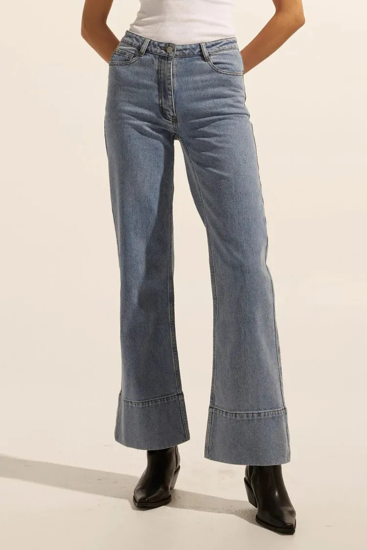 MAGNET JEAN | Washed Denim