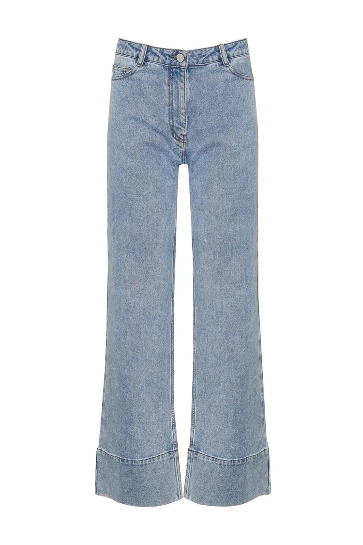 MAGNET JEAN | Washed Denim