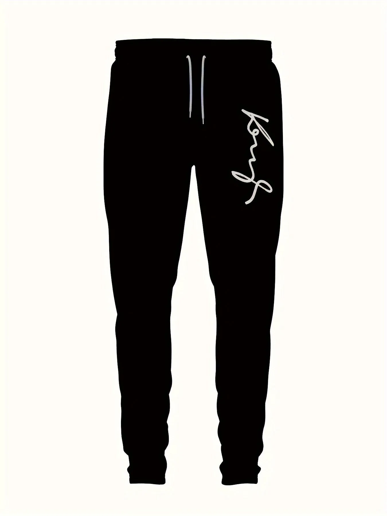 Men's 3D Print Ombre Sweatsuit - Polyester Sports Crew Neck Slight Stretch T-shirt and Joggers Set with Pattern Detail, Casual Regular Fit for Spring/Fall, Ideal for Weekend Wear