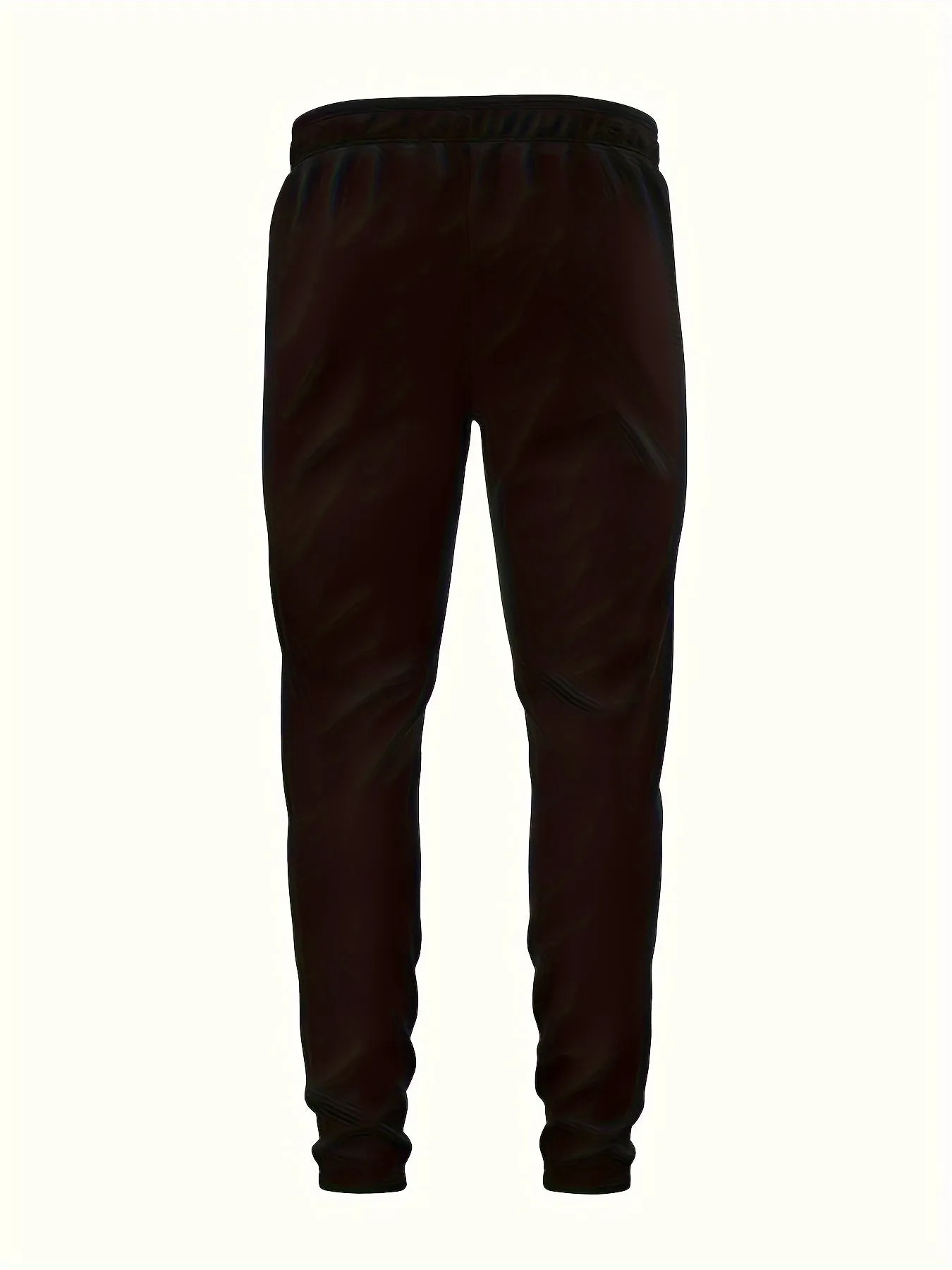 Men's 3D Print Ombre Sweatsuit - Polyester Sports Crew Neck Slight Stretch T-shirt and Joggers Set with Pattern Detail, Casual Regular Fit for Spring/Fall, Ideal for Weekend Wear