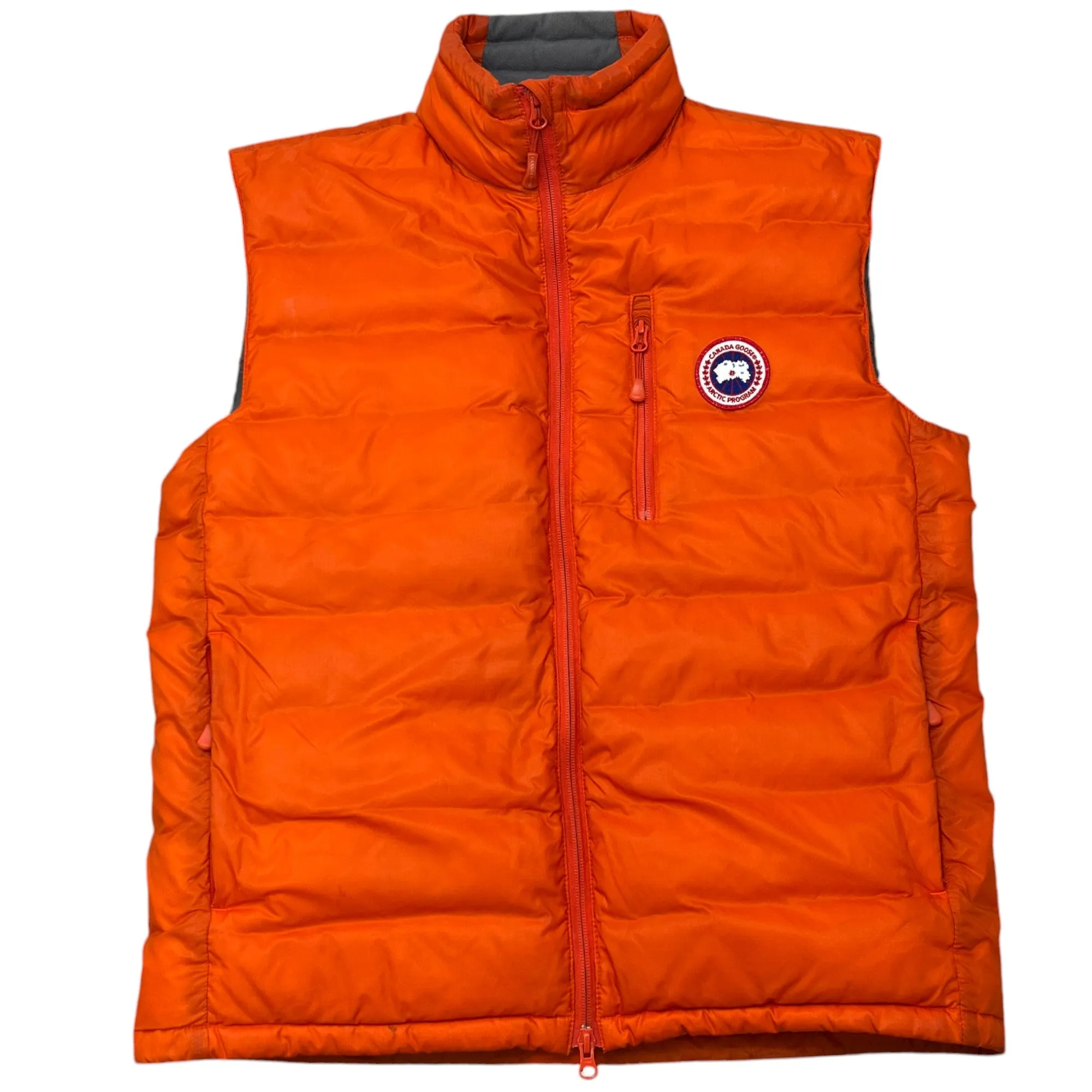 Men's Lodge Gilet Orange Size M