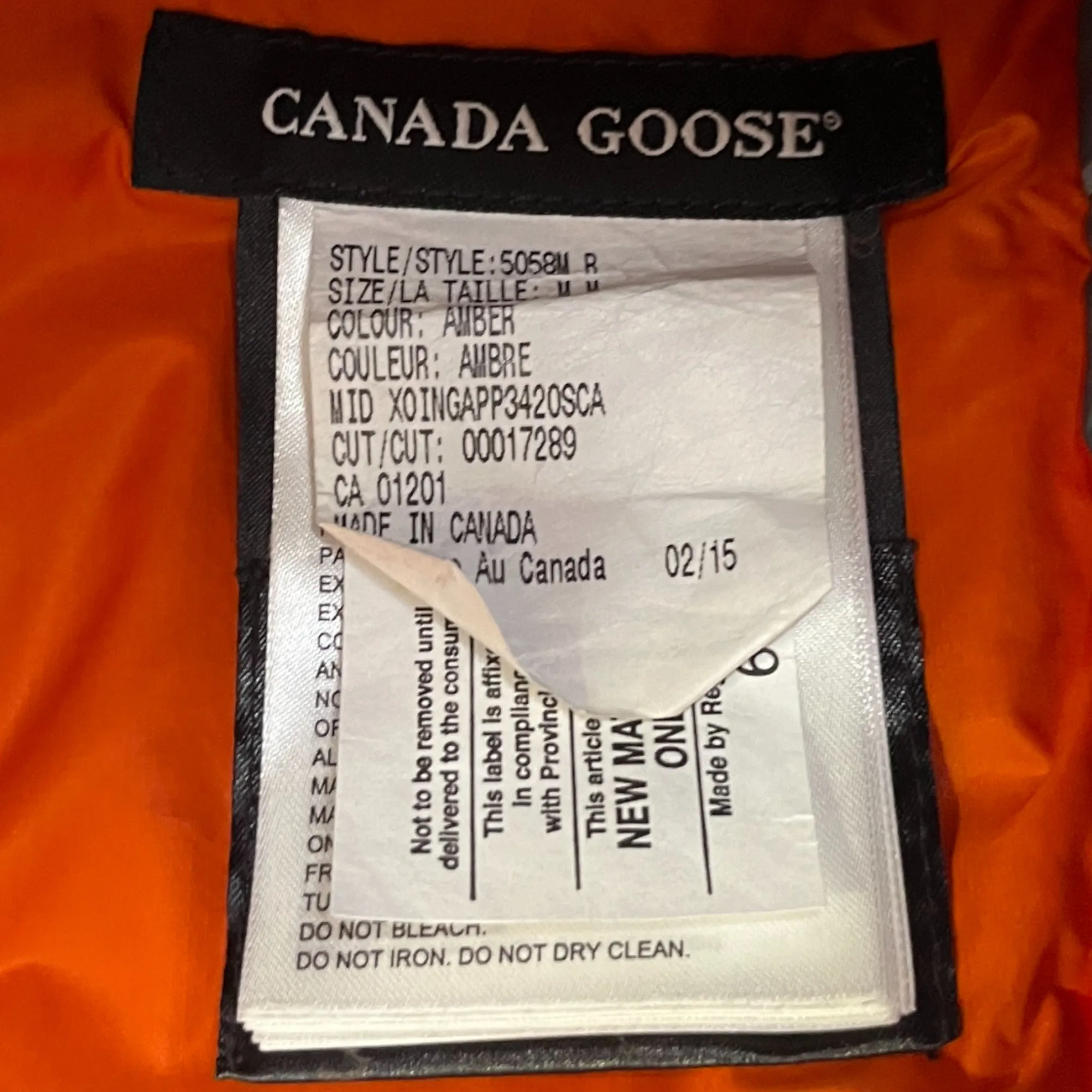 Men's Lodge Gilet Orange Size M