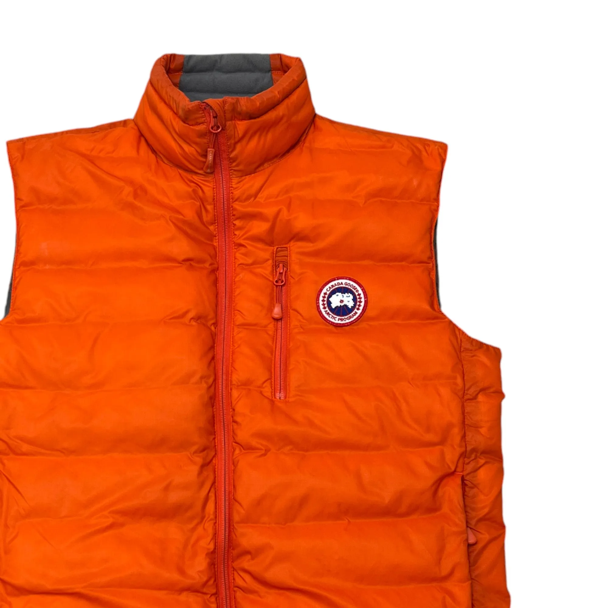 Men's Lodge Gilet Orange Size M