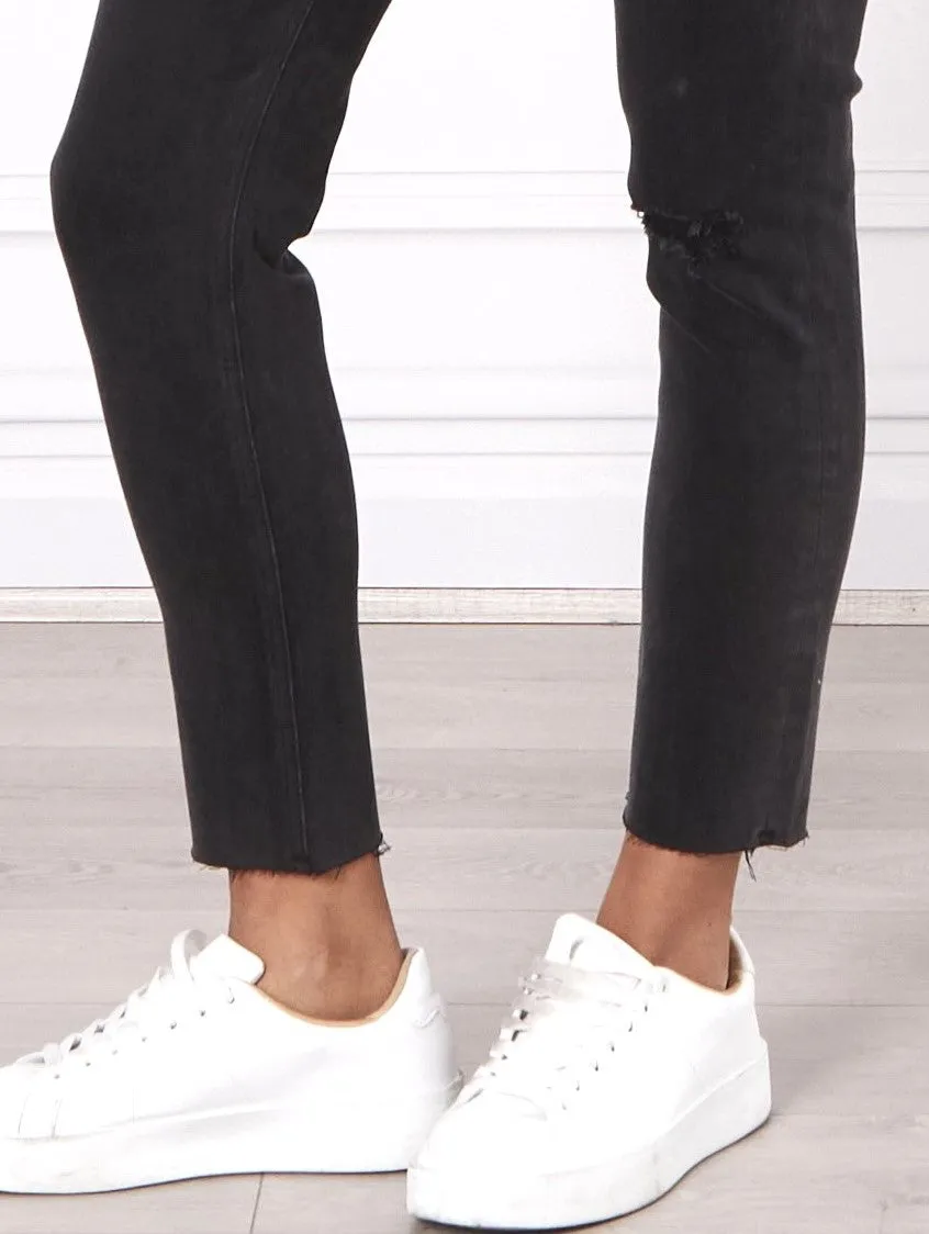 Taylor Mom Jeans - Black